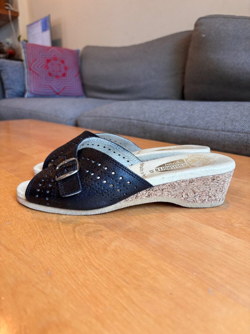 Worishofer 251, Black, Size 39 (US 8)